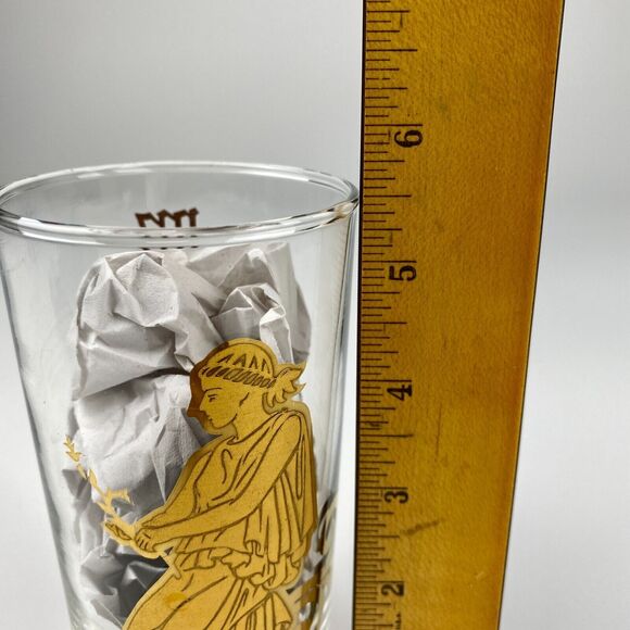 VTG MCM Anchor Hocking Zodiac Highball Tumbler Glass Virgo Astrology 1960s - Picture 8 of 8